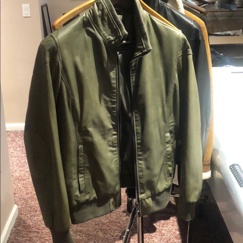Genuine Italy leather jacket